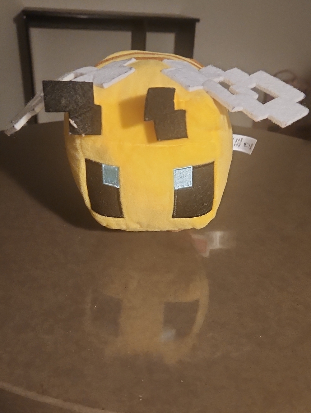 Yellow Bee Pixel Plush Toy for Kids